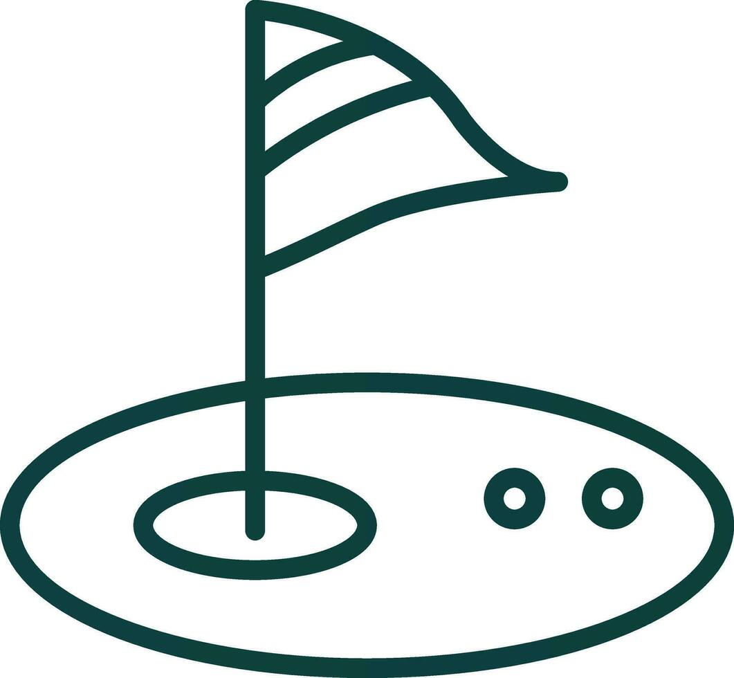 design de ícone de vetor de golfe