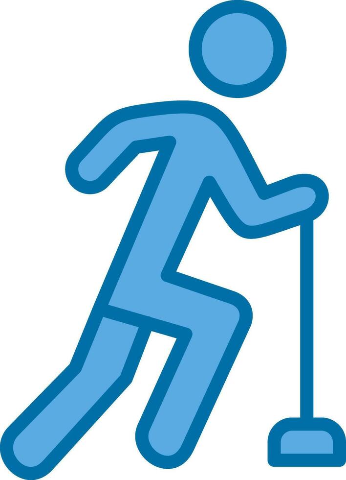 design de ícone de vetor de curling