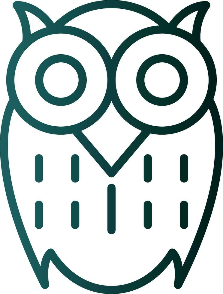 design de ícone vetorial de coruja vetor