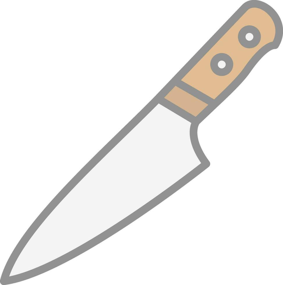 design de ícone de vetor de faca