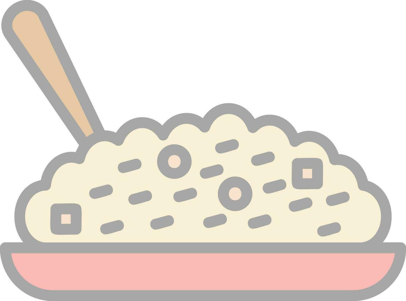 design de ícone de vetor de arroz