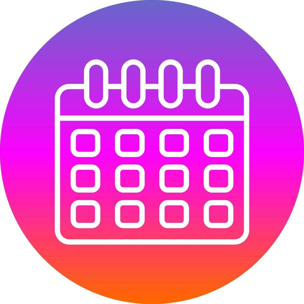 design de ícone de vetor de calendário