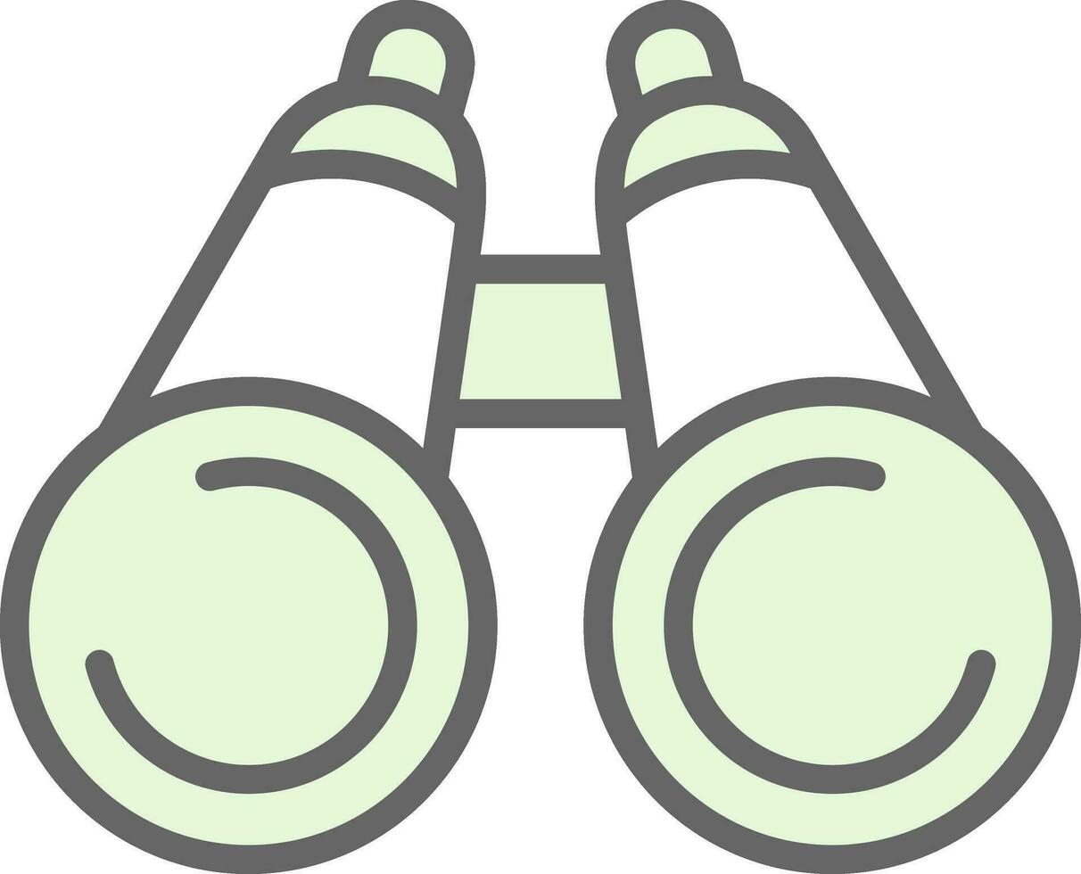 design de ícone de vetor de binóculos