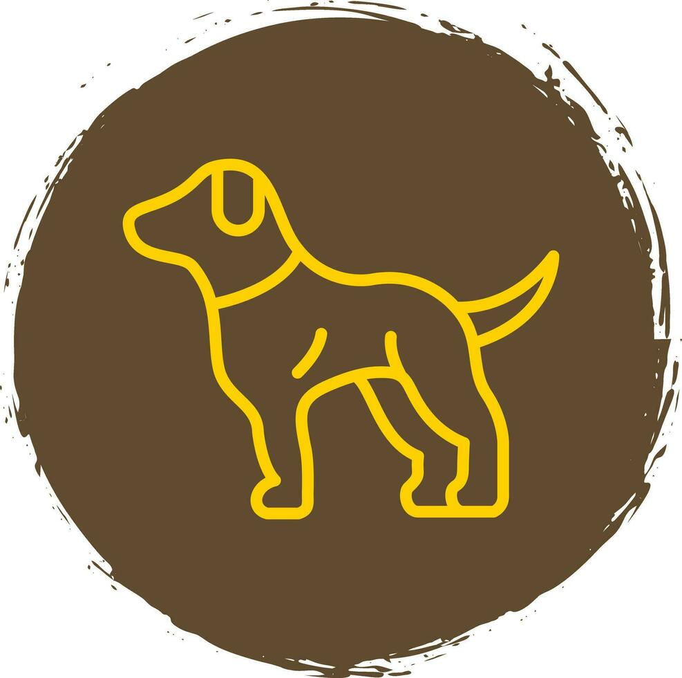 design de ícone de vetor de cachorro