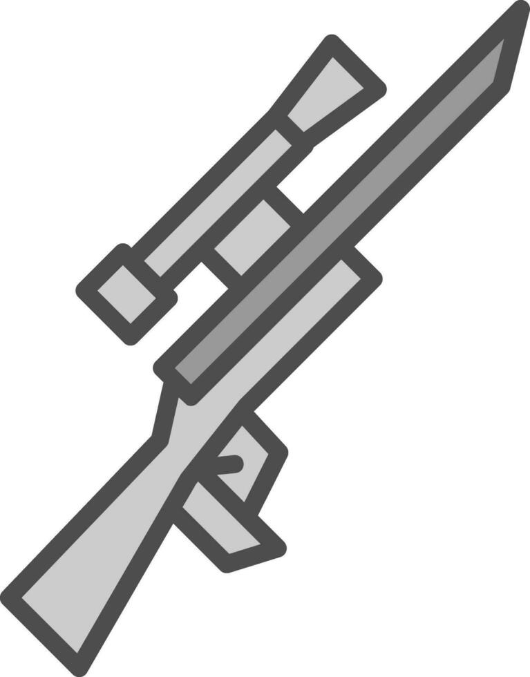 design de ícone de vetor de rifle