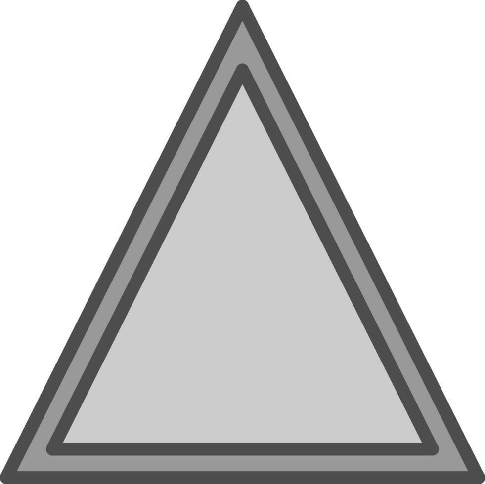 design de ícone de vetor de triângulo