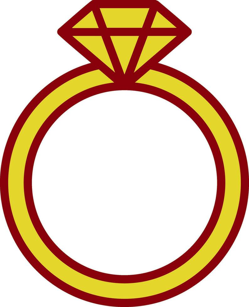 design de ícone de vetor de anel