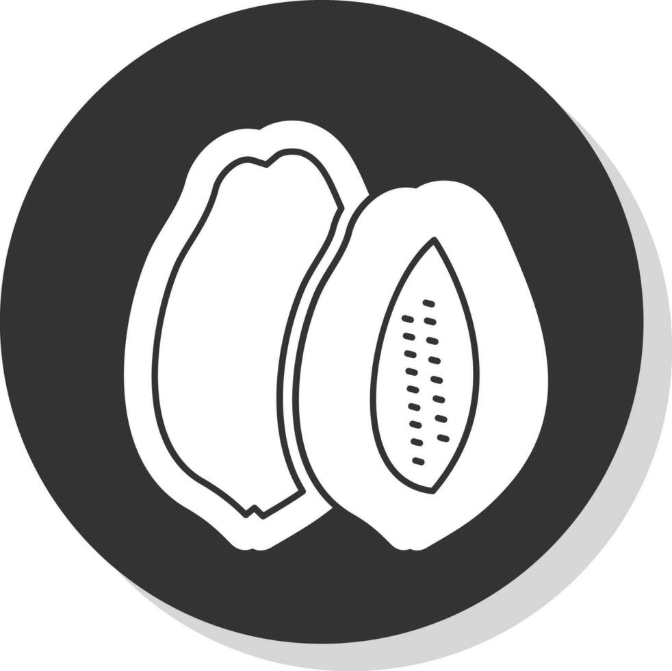 design de ícone de vetor de mamão