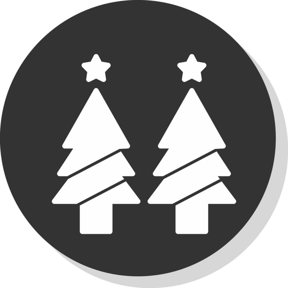 design de ícone de vetor de árvore de natal