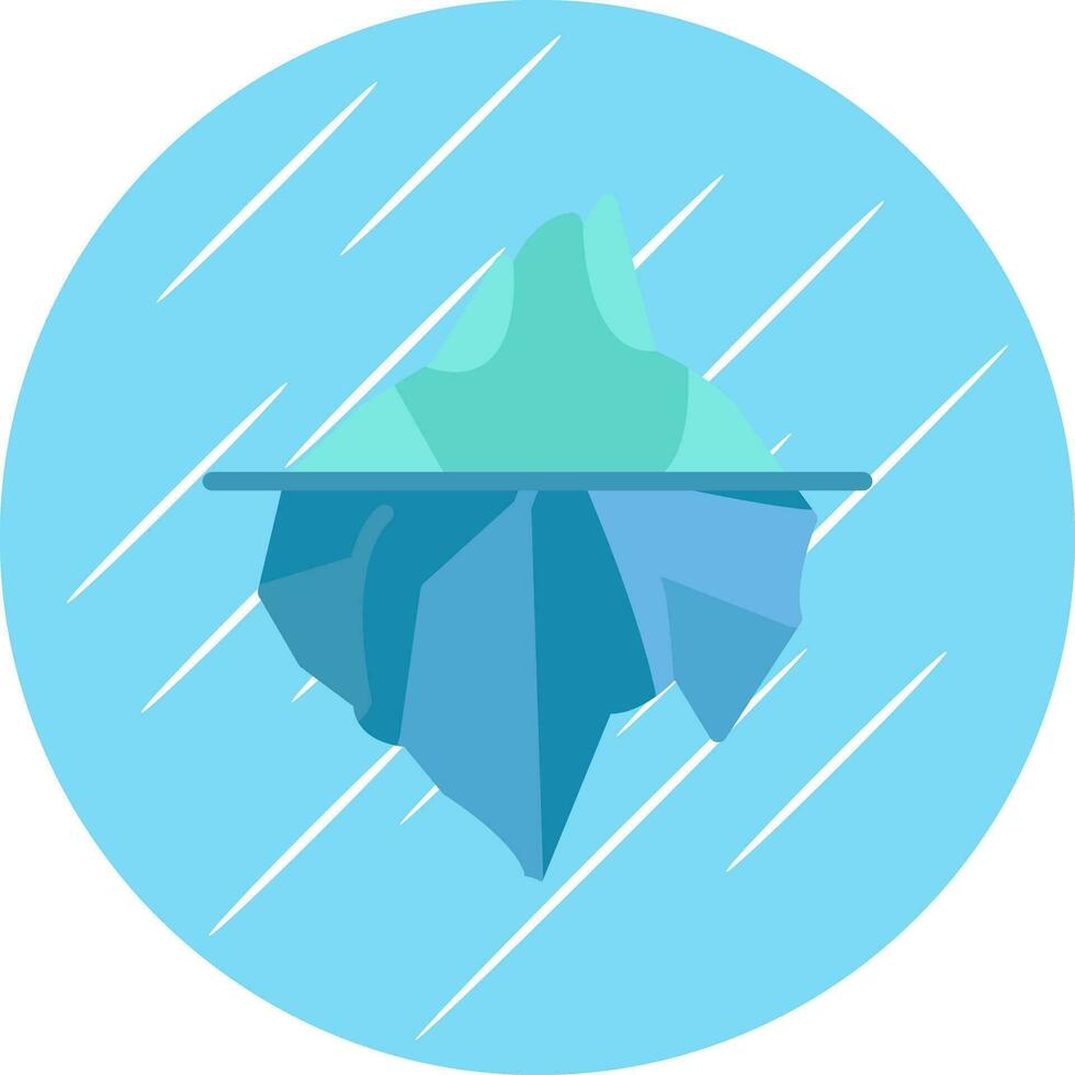 design de ícone de vetor de iceberg