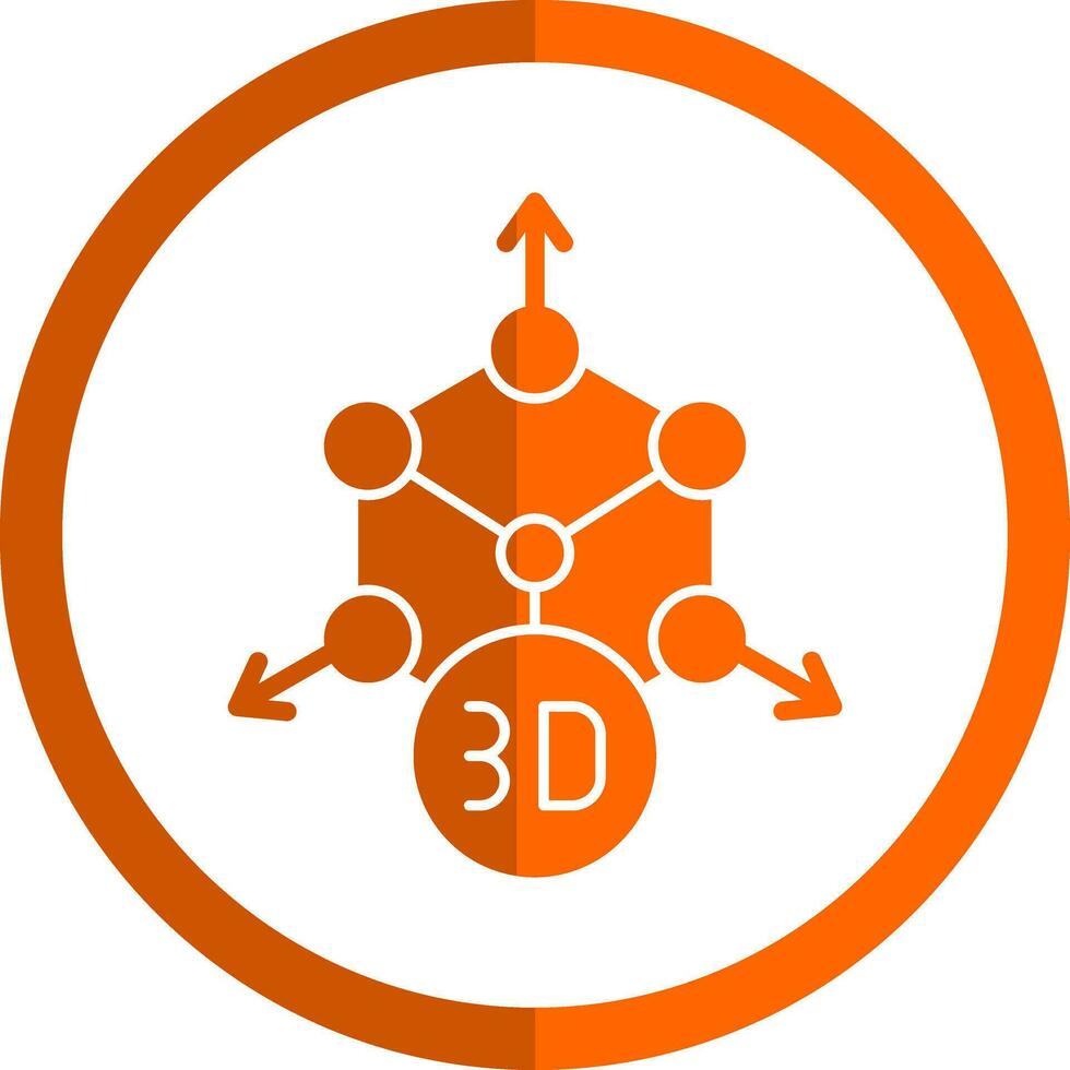 design de ícones vetoriais de modelagem 3D vetor