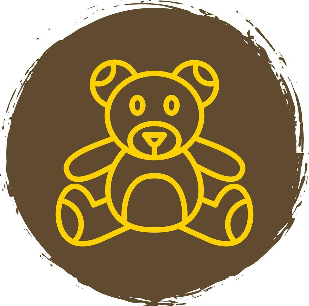 design de ícone de vetor de urso