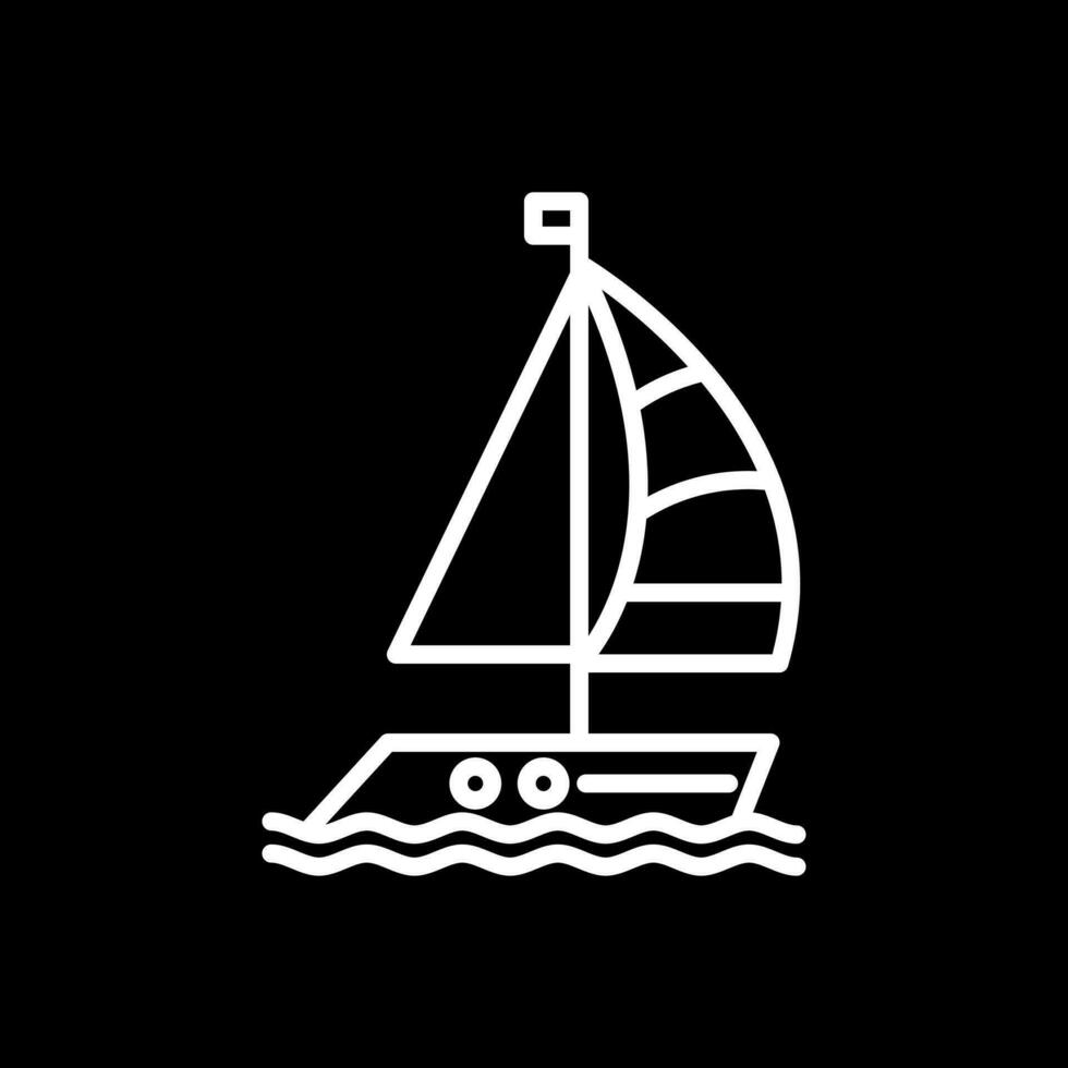 design de ícone de vetor de barco