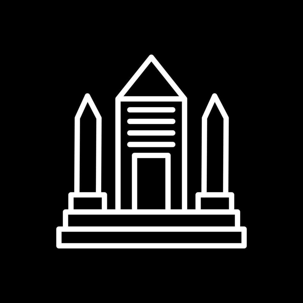 design de ícone de vetor de monumento