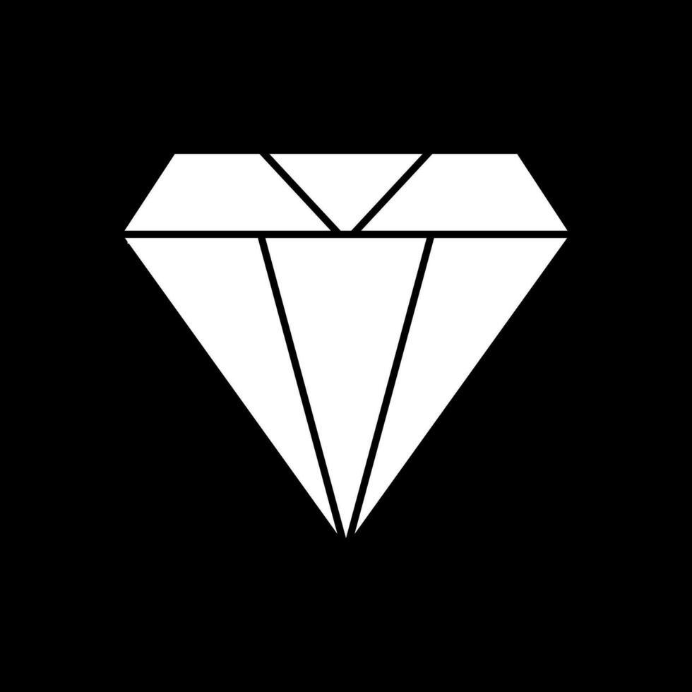 design de ícone de vetor de diamante