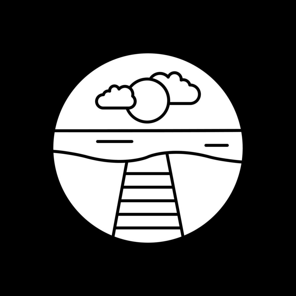 design de ícone de vetor de cais