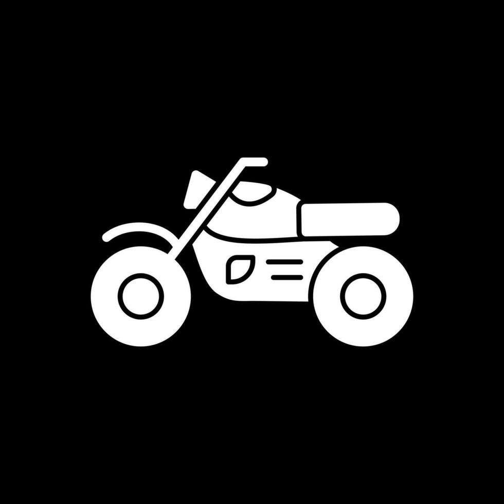 design de ícone de vetor de moto