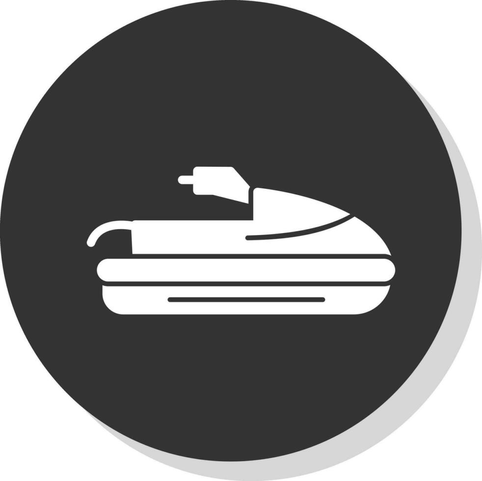 design de ícone de vetor de jet ski