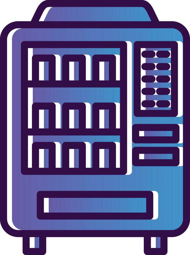 design de ícone de vetor de máquina de venda automática