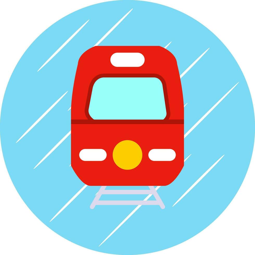 design de ícone de vetor de metrô