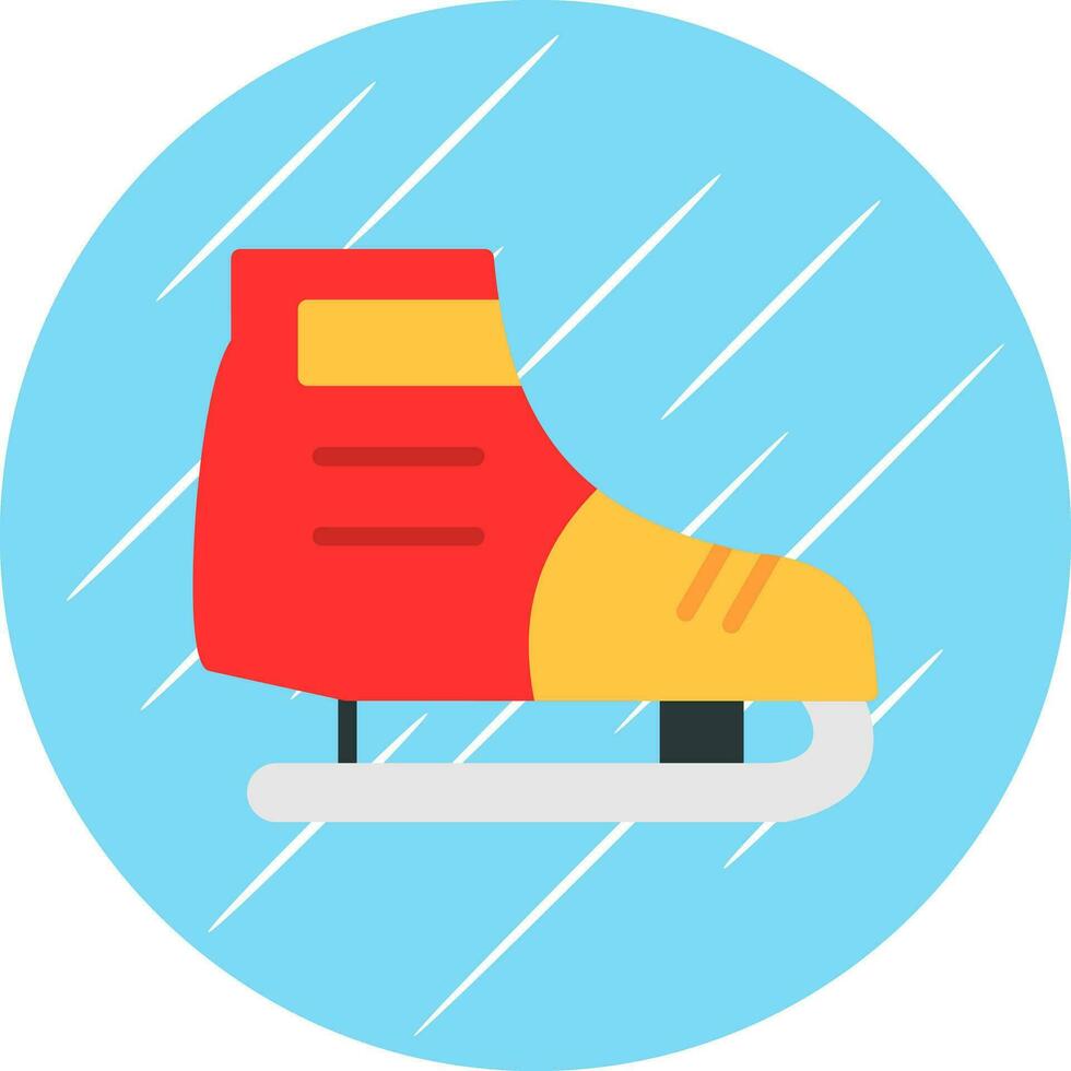 design de ícone de vetor de patinação no gelo
