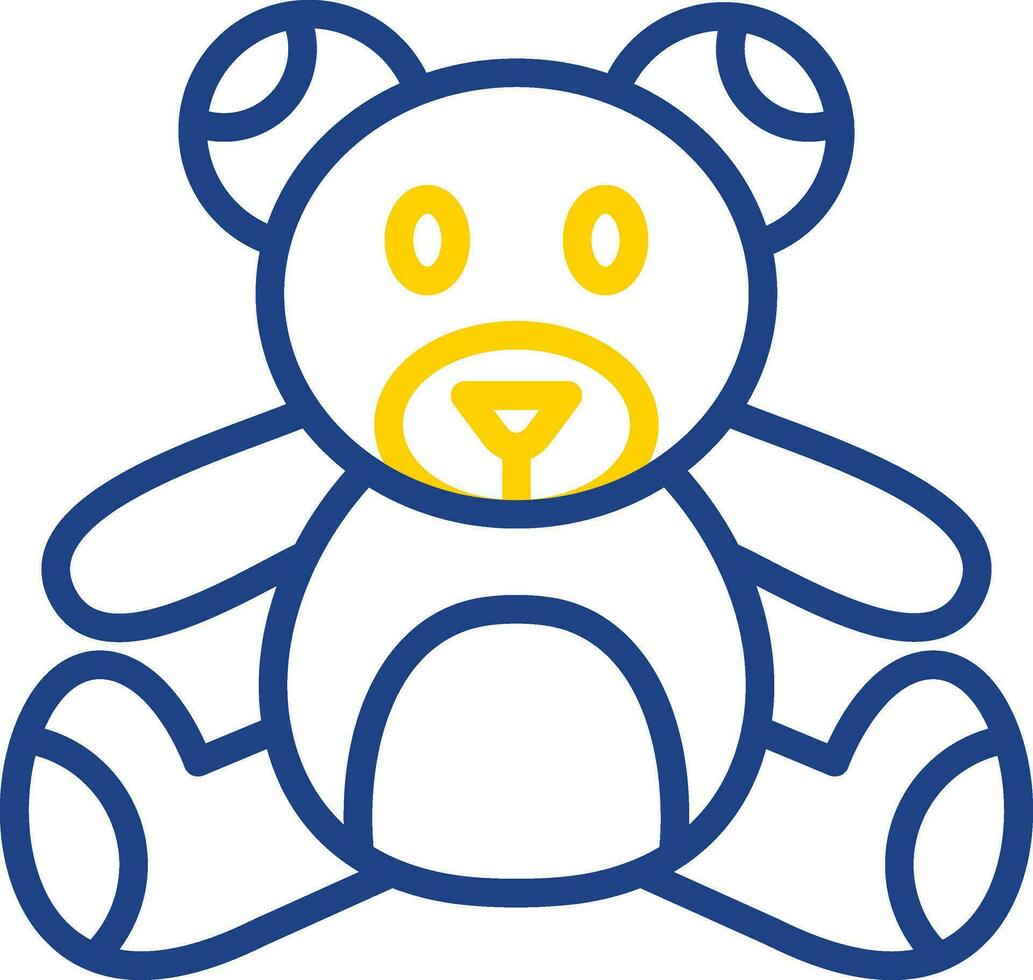 design de ícone de vetor de urso