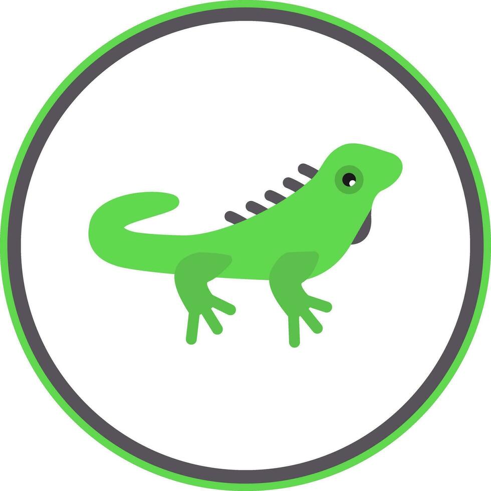 design de ícone de vetor de iguana