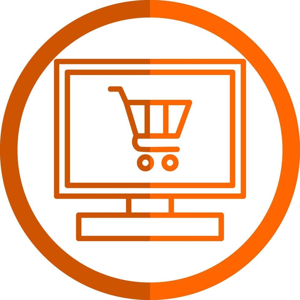 conectados fazer compras vetor ícone Projeto