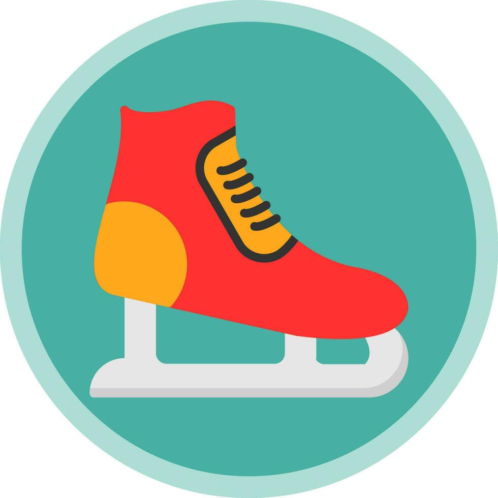design de ícone de vetor de patinação no gelo