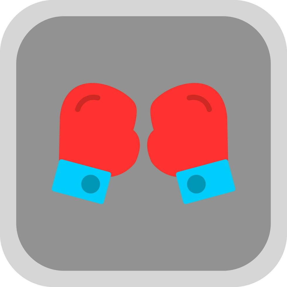 design de ícone vetorial de luvas de boxe vetor