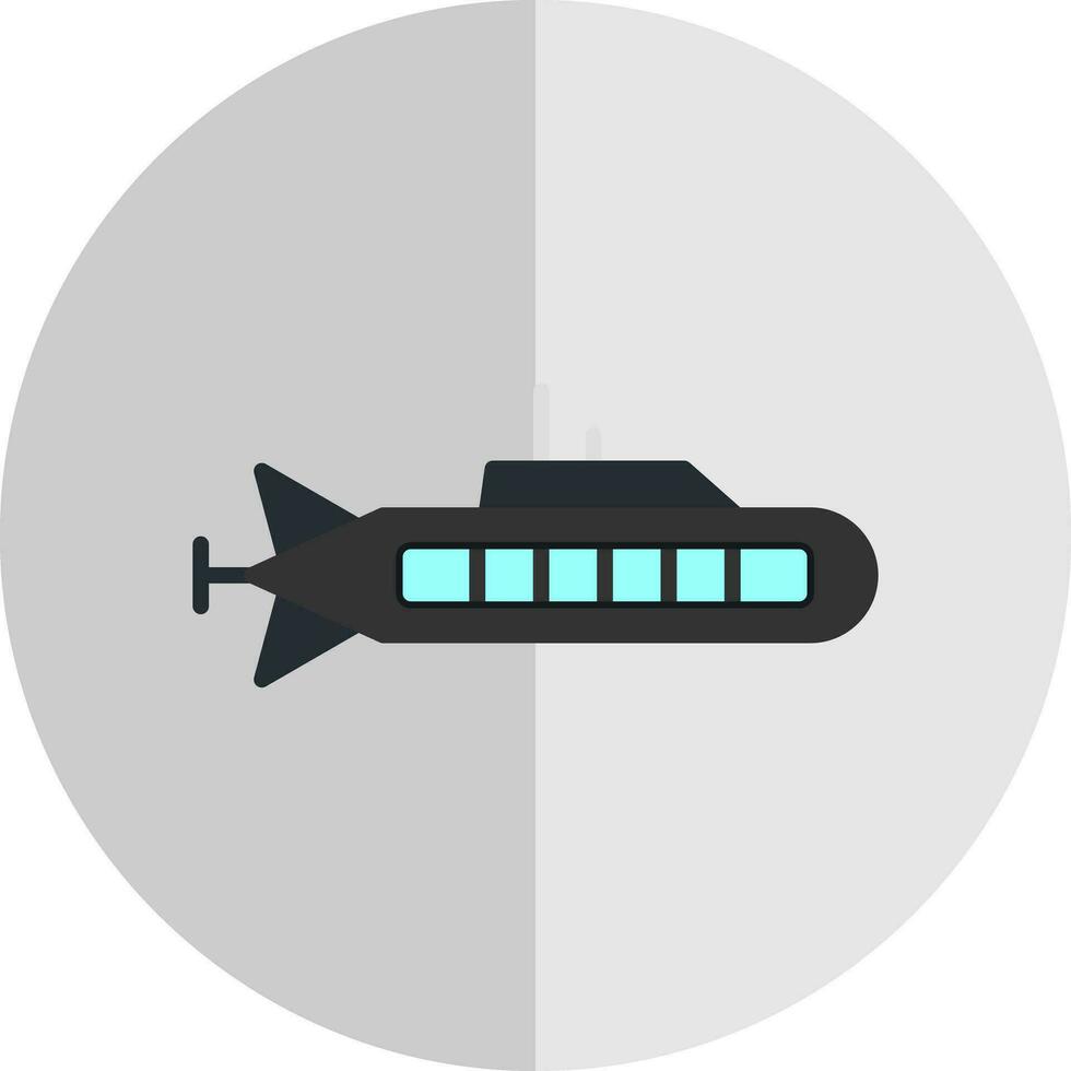 design de ícone de vetor submarino