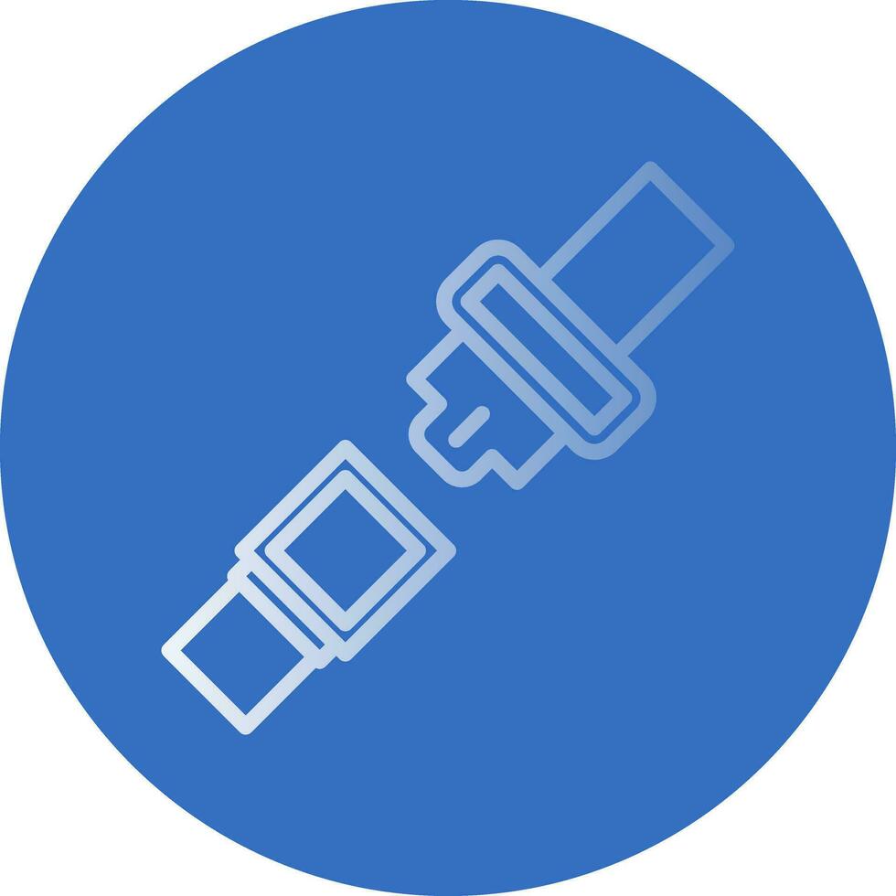 design de ícone de vetor de cinto de segurança
