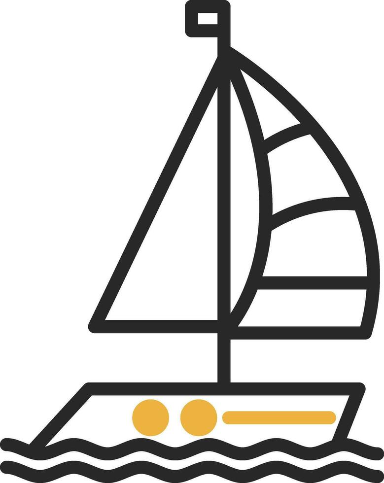 design de ícone de vetor de barco