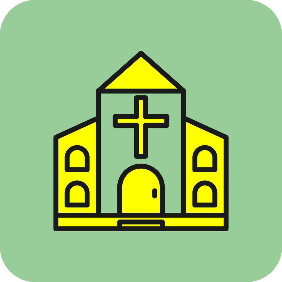 design de ícone de vetor de igreja