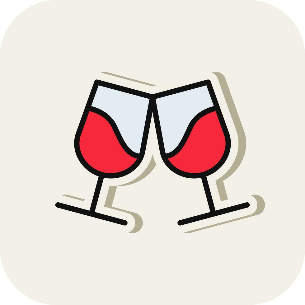 design de ícone de vetor de vinho