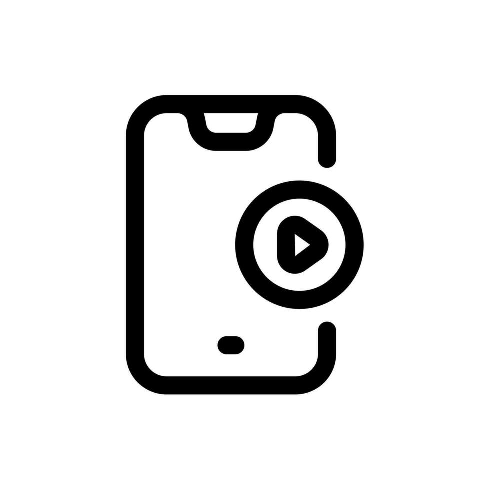 simples Smartphone ícone. a ícone pode estar usava para sites, impressão modelos, apresentação modelos, ilustrações, etc vetor