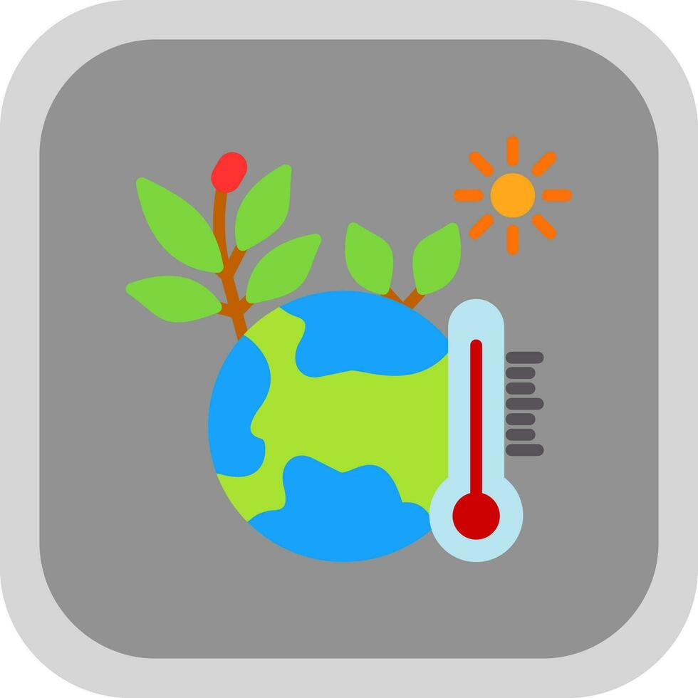 design de ícone de vetor de mudança climática