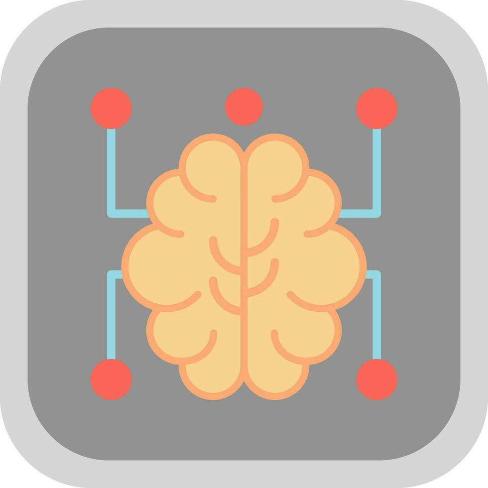 mente ao controle vetor ícone Projeto