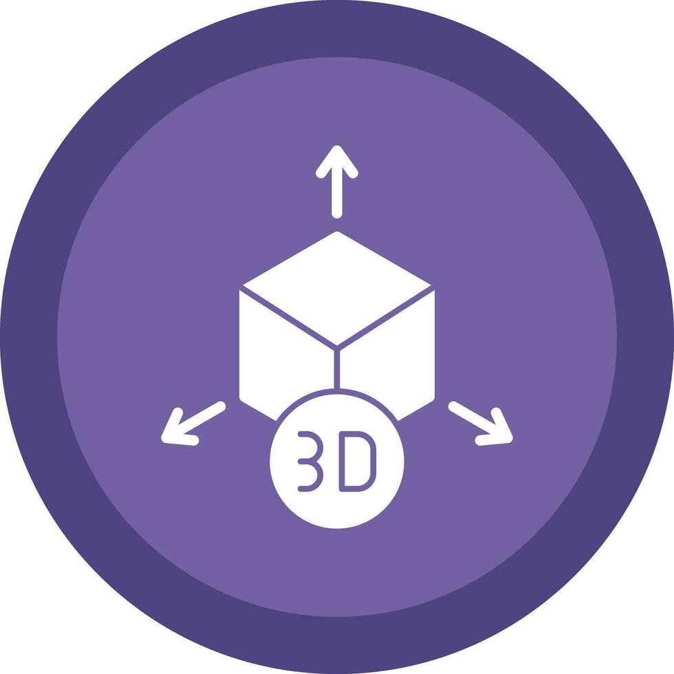 design de ícone de vetor de modelo 3D