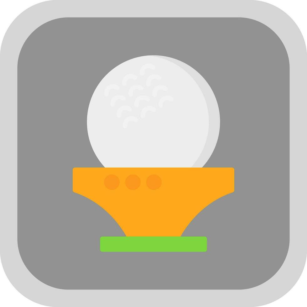 design de ícone de vetor de bola de golfe