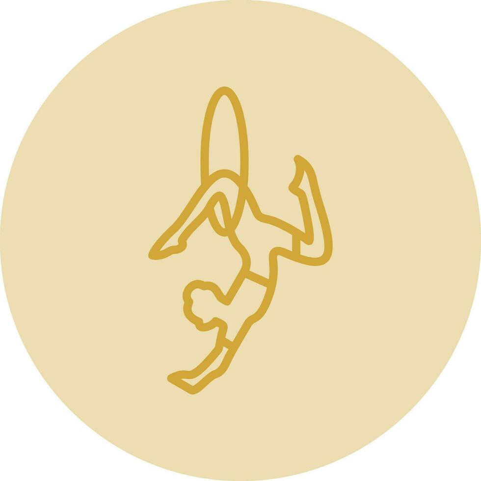design de ícone de vetor de artista de trapézio