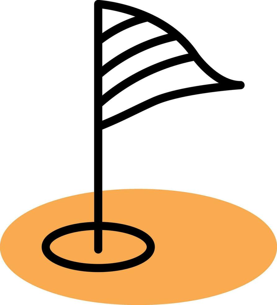 design de ícone de vetor de golfe