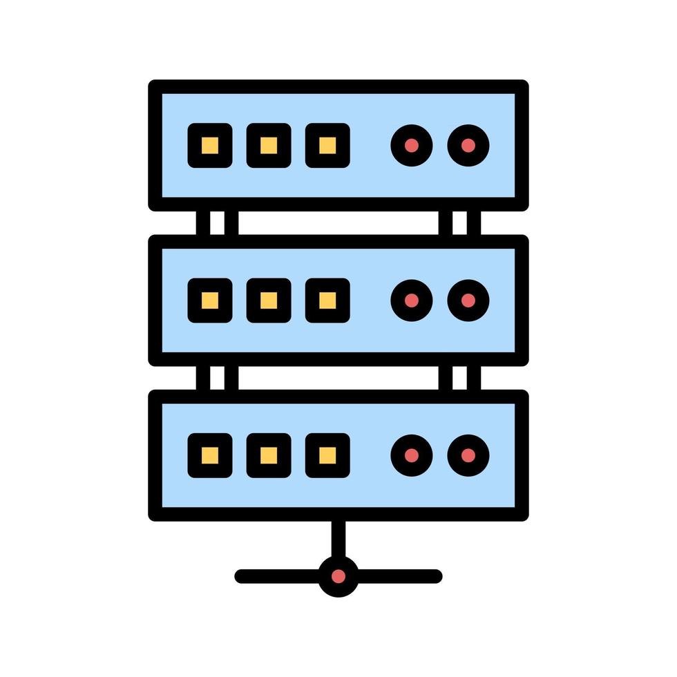 ícone de armazenamento de banco de dados vetor