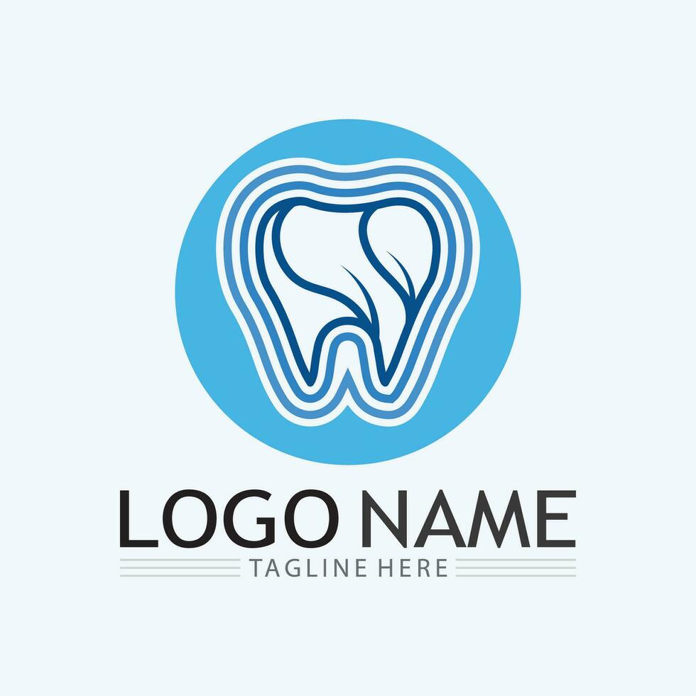 logo dental design vector template.creative logotipo do dentista. logotipo de vetor de clínica odontológica.