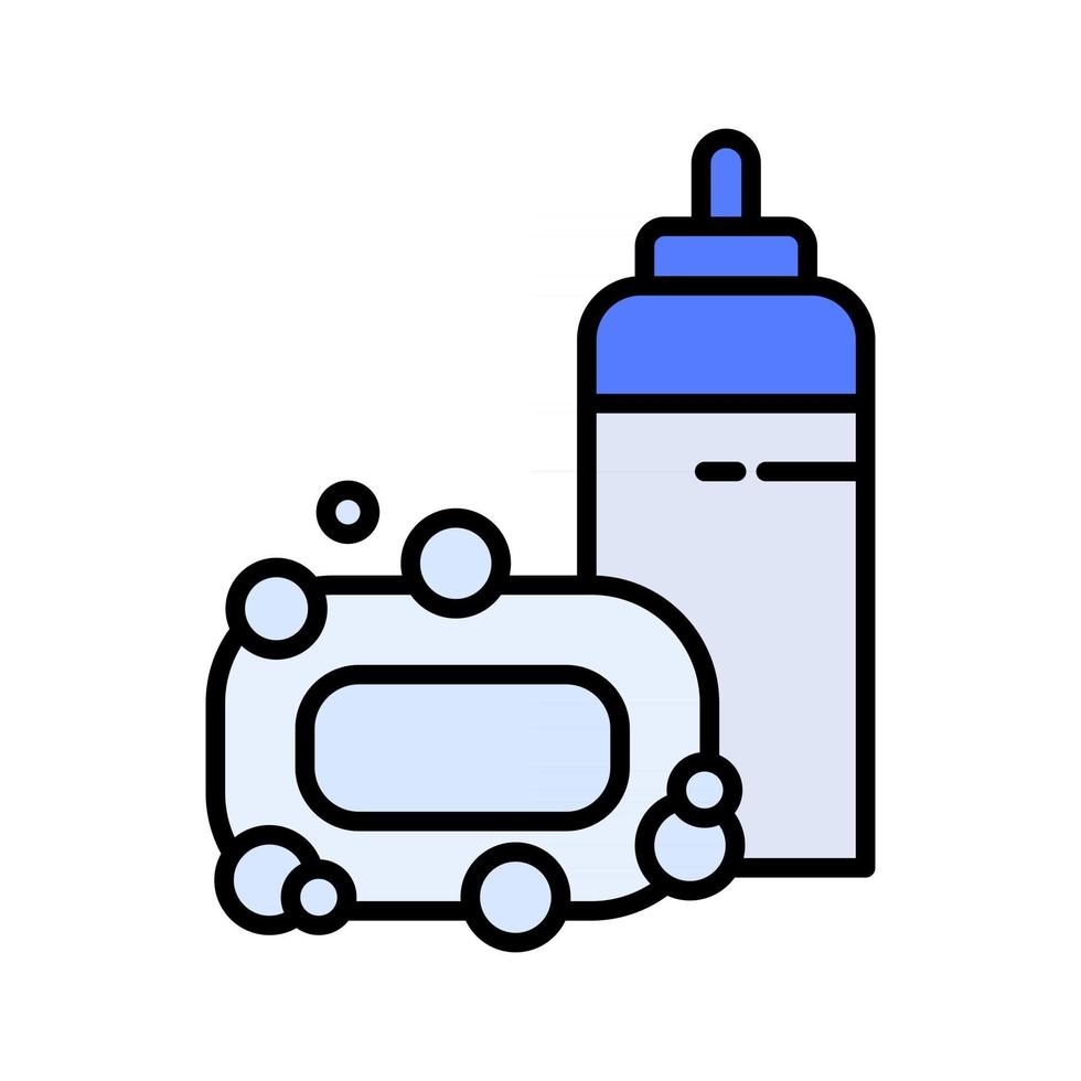 ícone de sabonete higiênico vetor