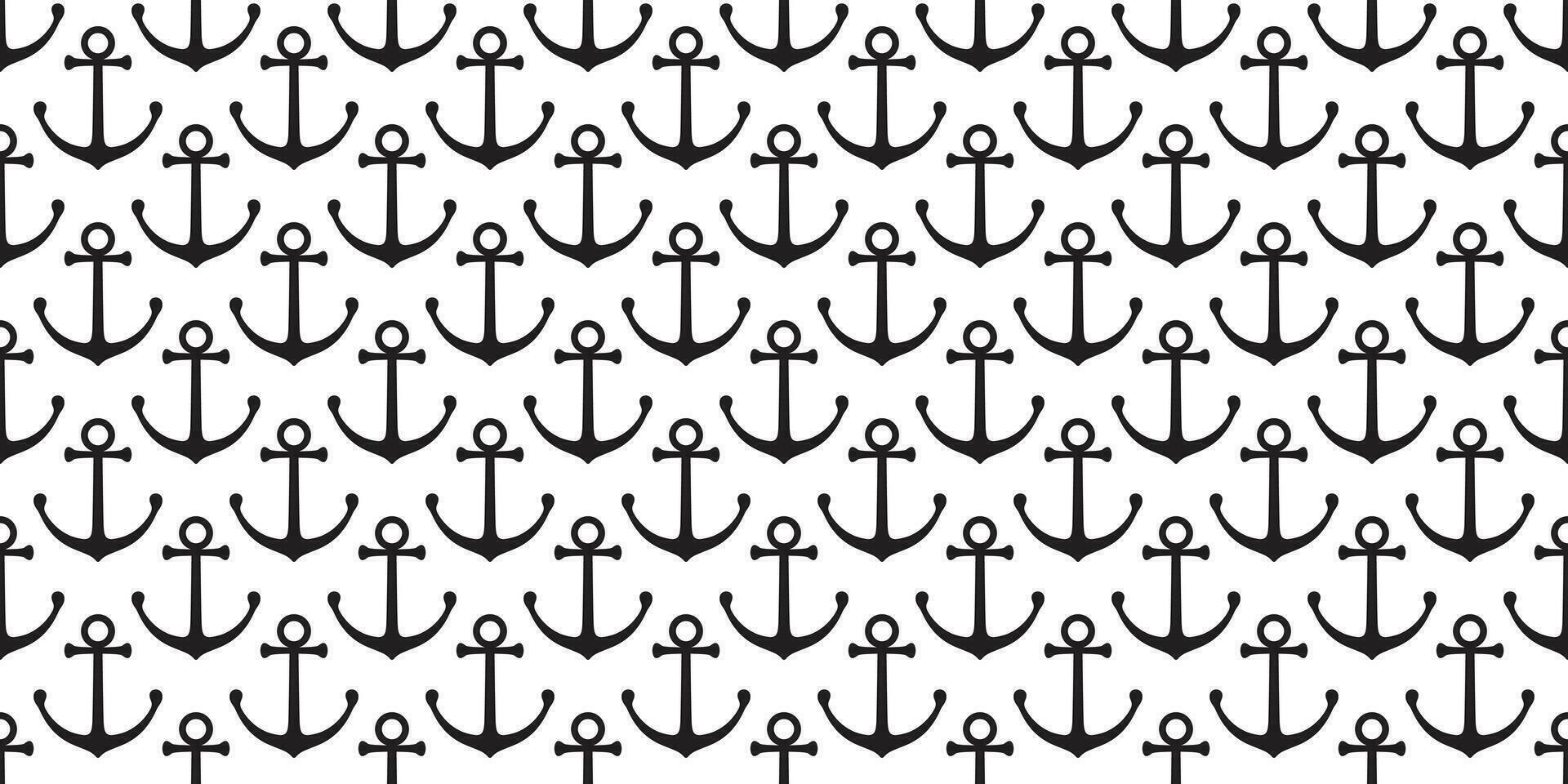 âncora desatado padronizar vetor barco pirata leme marítimo náutico oceano mar telha fundo repetir papel de parede cachecol isolado