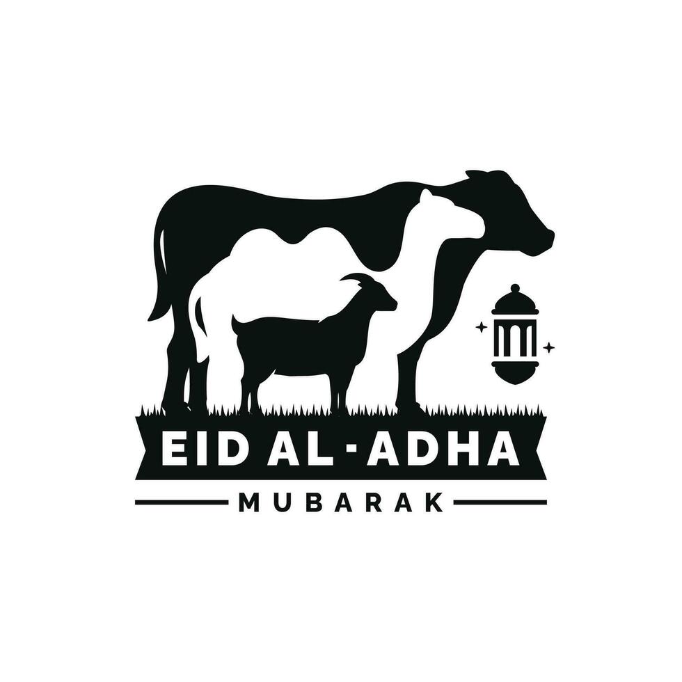 eid al adha ilustração. idul adha ilustração Projeto vetor