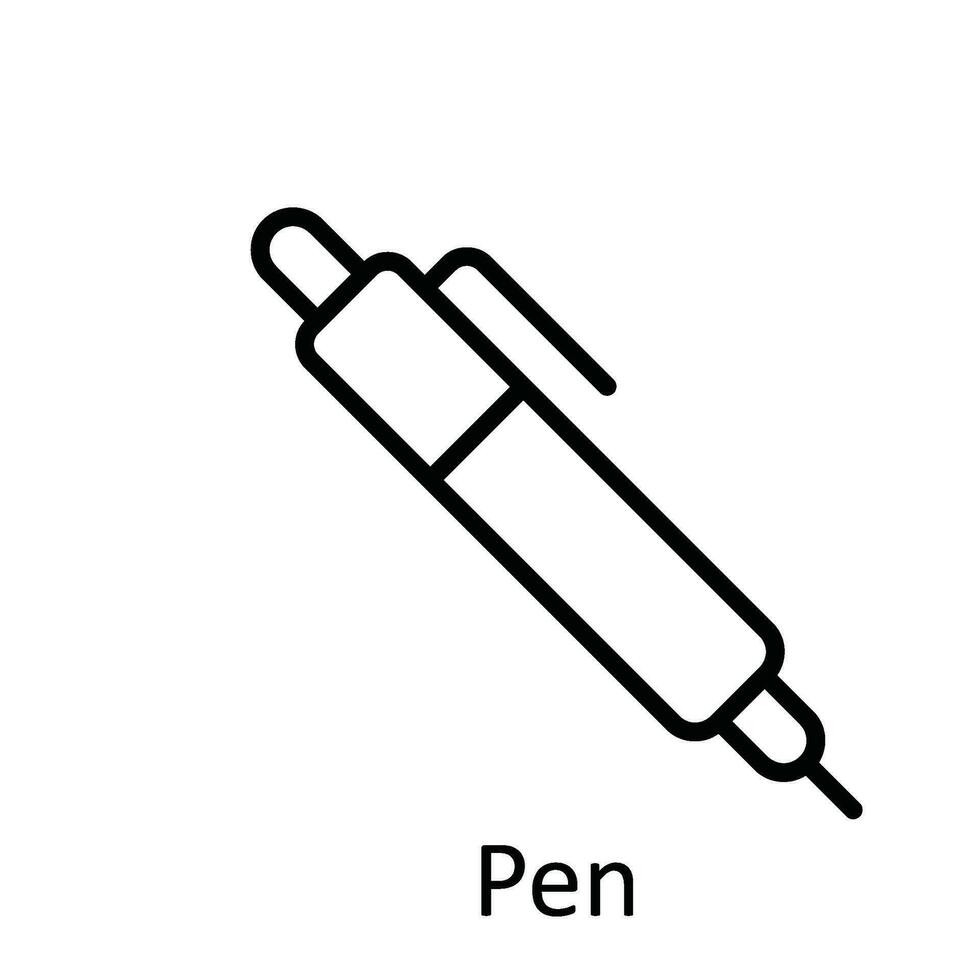 caneta vetor esboço ícone Projeto ilustração. Educação símbolo em branco fundo eps 10 Arquivo