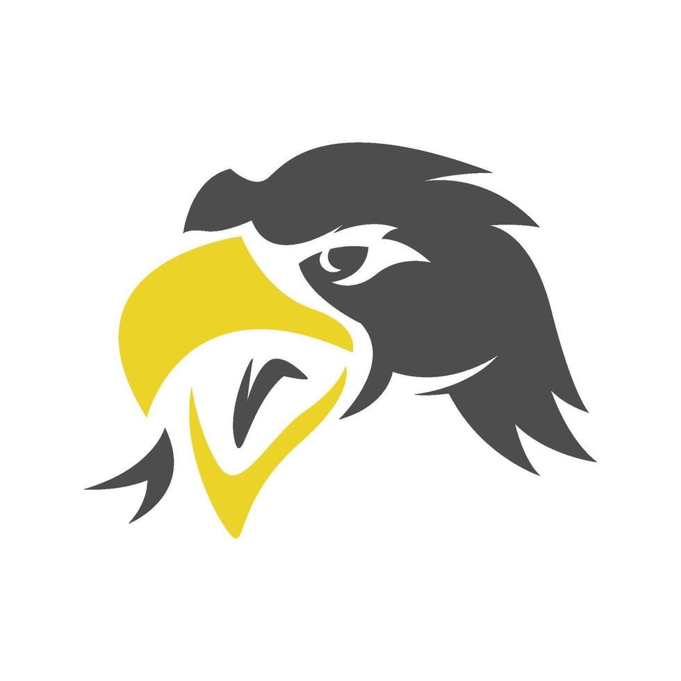design de ícone de logotipo de águia vetor