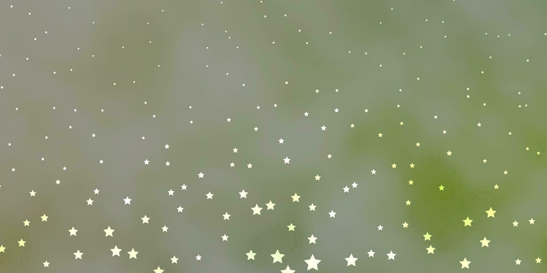 fundo vector verde escuro com estrelas pequenas e grandes.